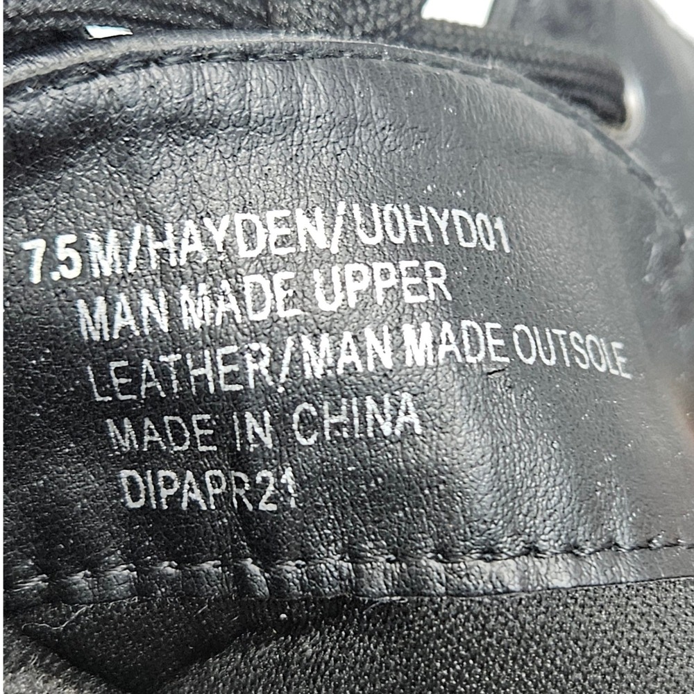Sincerely Jules Hayden Black Combat Boots Platform Lug Sole Lace Up Zipper 7.5M - Picture 7 of 12